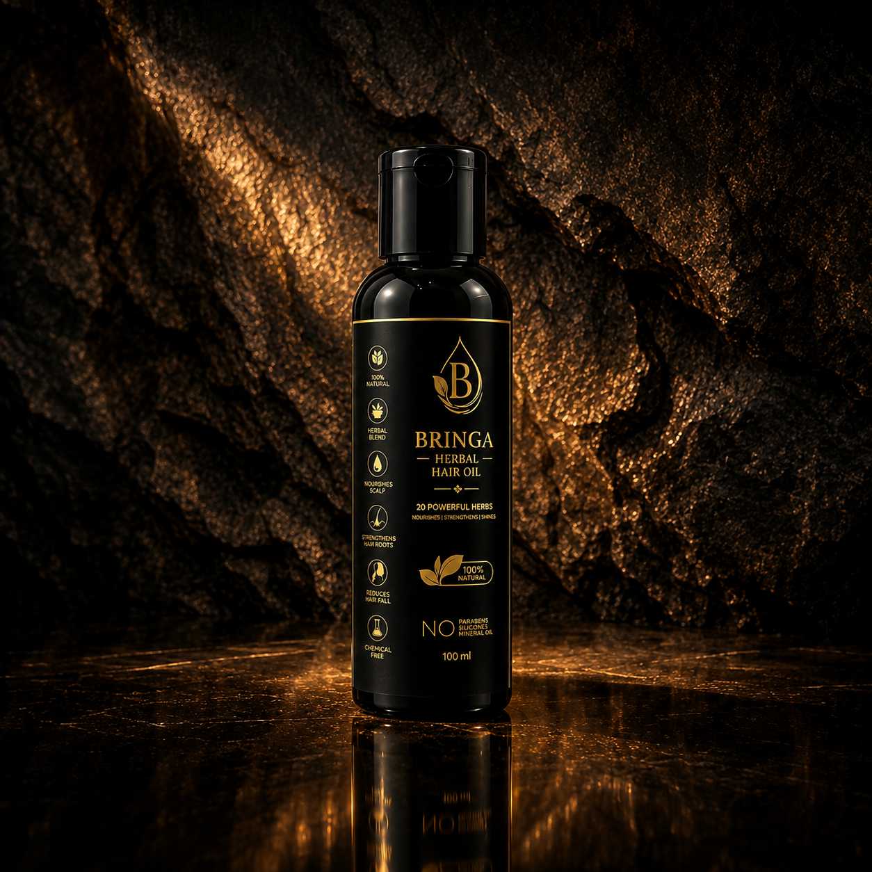 Bringa Herbal Hair Oil | 100% Natural Herbal Hair Oil | 100ml