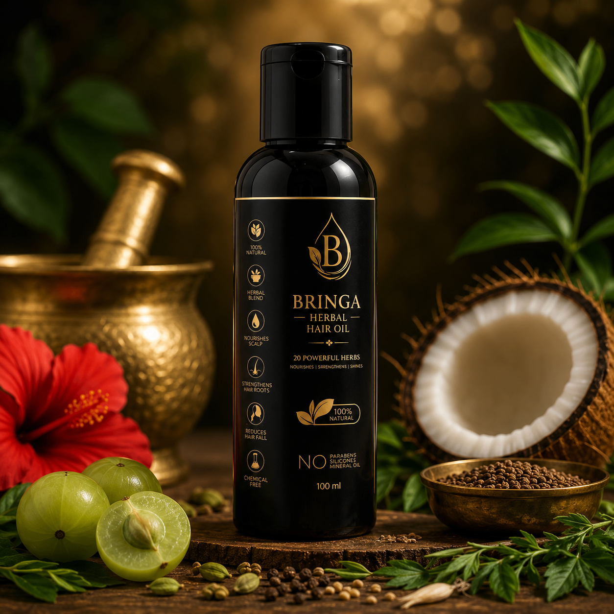 Bringa Herbal Hair Oil, 100ml